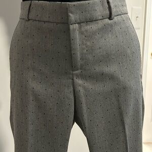 Banana Republic Gray Patterned Trousers